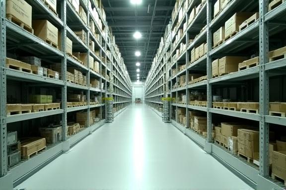 Sophisticated warehouse and supply chain optimization visualization