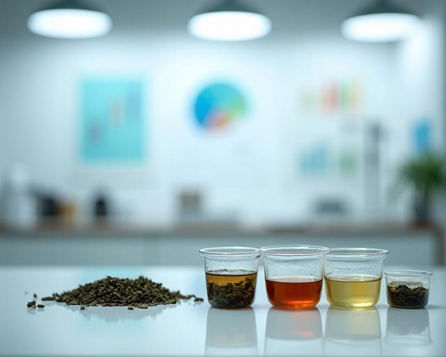 Modern tea logistics and quality sampling setup